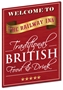 Picture of Personalised Pub Sign Wood Effect Good Food Drink