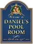 Picture of Personalised Pool Room Pub Sign 