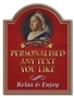 Picture of Personalised Queen Vic Pub Sign