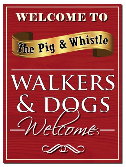 Picture of Personalised Walkers & Dogs Pub Sign