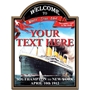 Picture of Titanic Ship Bar Sign