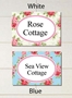 Picture of Shabby Chic Style Roses Sign