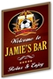 Picture of Personalised Pub Sign with Beer and Football Logo