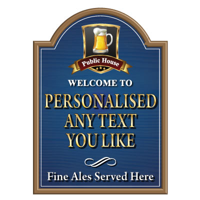 JAF Graphics. Traditional Pub sign with Shaped Top
