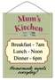 Picture of Personalised Kitchen Sign