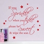 Picture of Sprinkle when you tinkle wall sticker