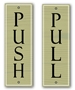 Picture of  Wooden Style Push Pull Door Signs