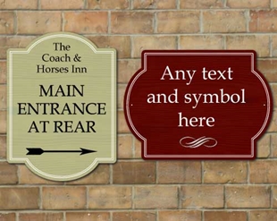 Picture of Shaped Pub information sign 