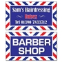 Picture of Personalised Rectangular Barber Shop Sign