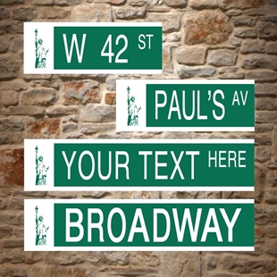 Picture of Personalised New York Street Sign