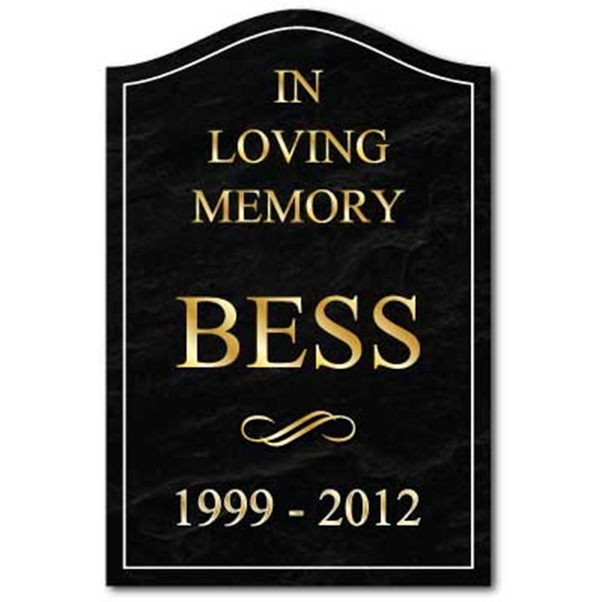 Picture of Personalised Gravestone Effect Sign