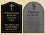 Picture of Personalised Gravestone Effect Sign