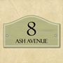 Picture of Classic Shaped House Number Sign