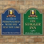 Picture of Traditional Pub sign with Shaped Top