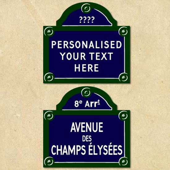 french street signs