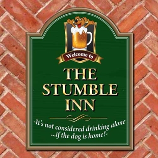Picture of If the dog is home.. Personalised Pub Sign