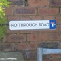 Picture of No Through Road Traditional Street Road Sign, Composite fully weatherproof