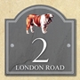Picture of British Bulldog House sign
