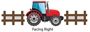 Picture of Personalised Tractor Wall Sticker