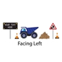Picture of  Personalised Dumper Truck Wall Sticker