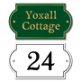 Picture of Personalised Classic Style House Plaque, Landscape sign