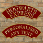 Picture of Hogwarts Express Railway Train Sign