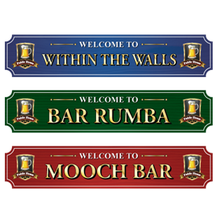 Picture of Traditional Home Bar Sign