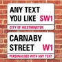 Picture of XL Personalised London Street Sign