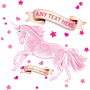 Picture of Pink Unicorn Wall Sticker