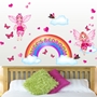 Picture of Fairies Butterflies and Rainbow wall sticker