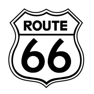 Picture of Route 66  Sign