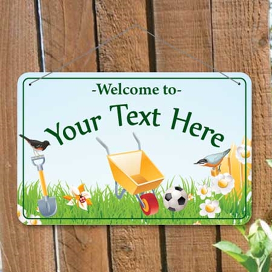 Jaf Graphics Colourful Kids Garden Sign