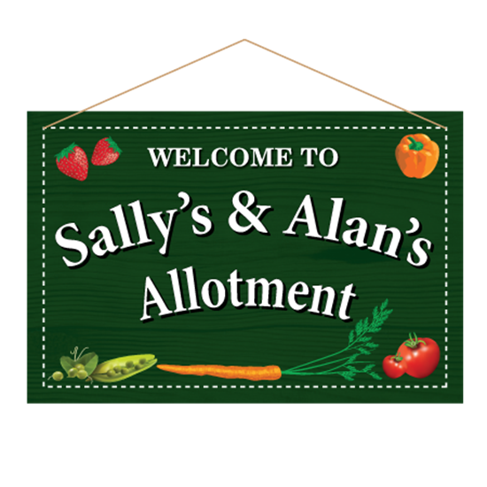 Picture of Personalised Allotment Garden Sign