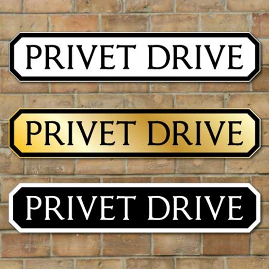 Picture of Privet Drive Sign, Road Sign, Vintage Street Sign