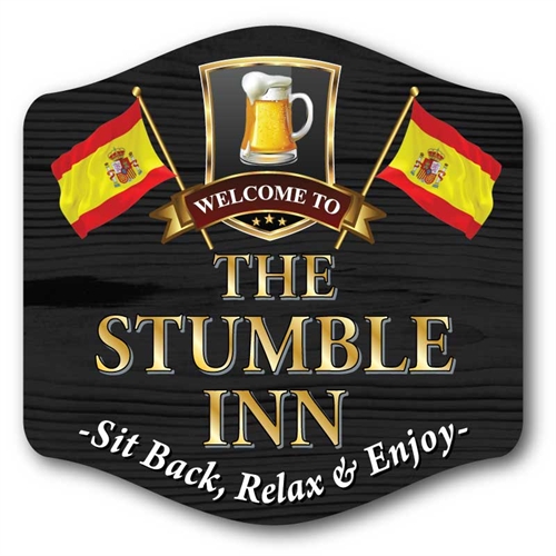 JAF Graphics. Set of 4 Personalised Beer Mats with Choice of Flags