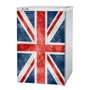 Picture of Union Jack Fridge Sticker, Fridge Cover Wallpaper Wrap,Scratch Resistant Coating 