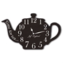 Picture of Vintage Teapot Clock, Teapot Shaped Wall Clock, Wooden effect, Load of Colours
