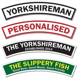 Picture of Yorkshireman Arched Train Sign