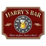 Picture of Personalised Traditional Home Bar Clock