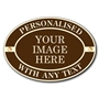 Picture of Custom Oval Photo House Sign