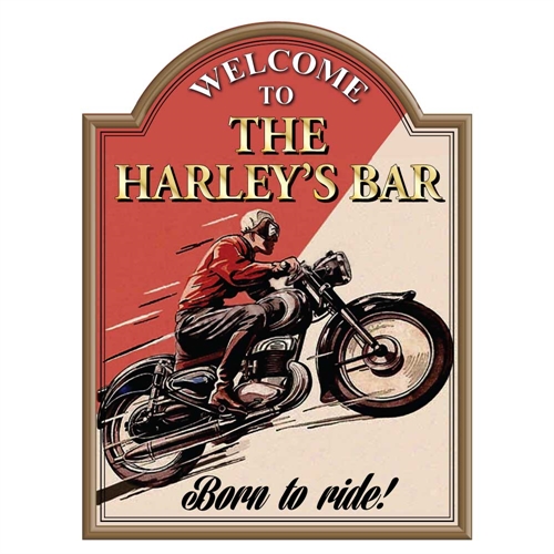 JAF Graphics. Vintage Motorcycle Custom Sign
