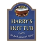 Picture of Garden Jacuzzi Sign, Hot Tub Sign