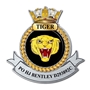Picture of HMS Tiger Crest, Personalised with any text