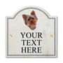 Picture of Personalised Yorkshire Terrier Dog House Number sign