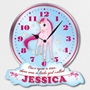 Picture of Unicorn Personalised Girls Bedroom Clock