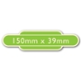 Picture of Classic Ivory Railway Totem Stickers 150mm x 39mm