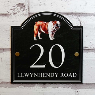 Picture of British Bulldog House sign
