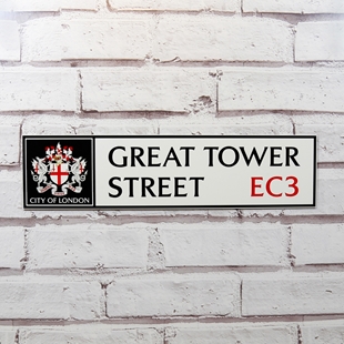 Picture of Custom City of London Street Sign with Crest