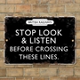 Picture of Rusty Effect British Railway Sign