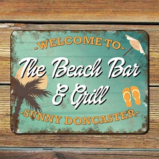 Picture of Old Style Beach Bar Sign